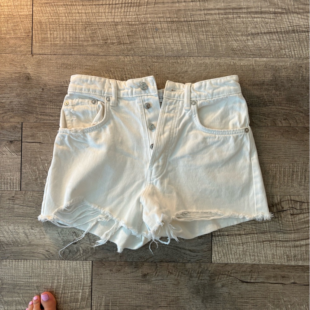 Zara white shorts